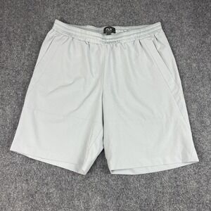 FLX Shorts Size Medium Gray Stretch Athletic Men's